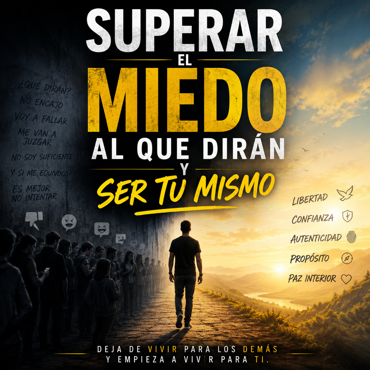 Superar el miedo al que dirán y ser tu mismo